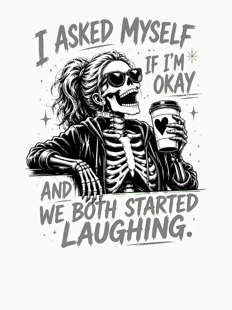 Skeleton Coffee Skeleton Humor by Aniverlia