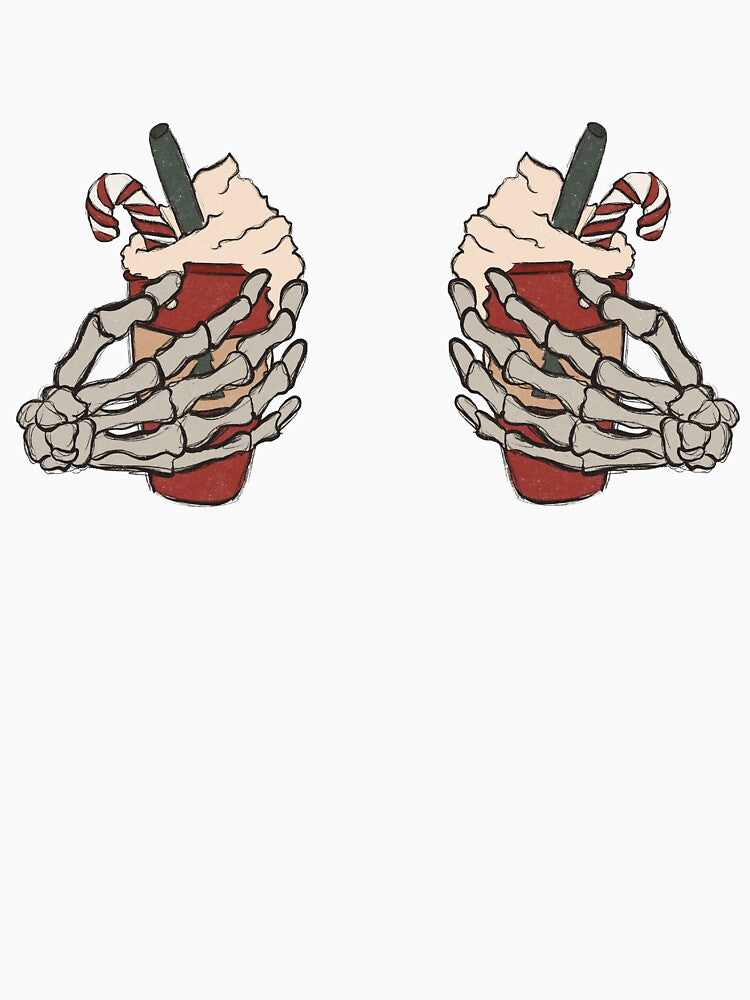 skeleton hand boob coffee christmas by hieuhieustore