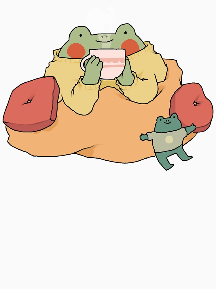 Cozy frog! by peachy-doodle