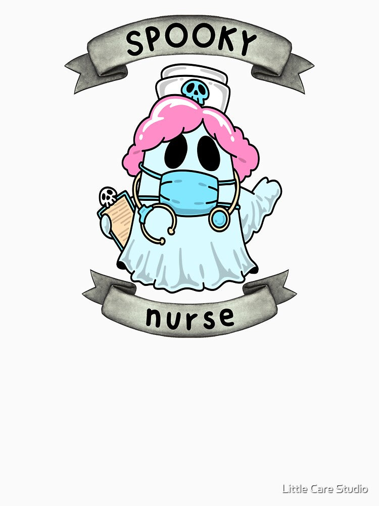 Spooky Ghost Nurse Halloween by Little Care Studio