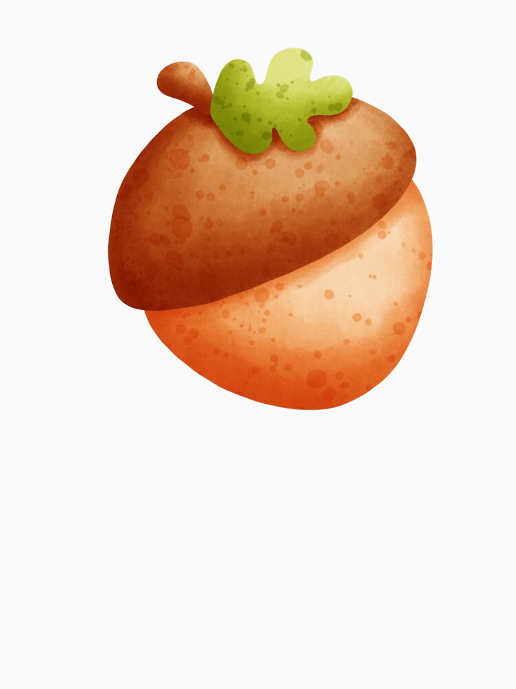 Playful Acorn with Green Leaf by AHZ05