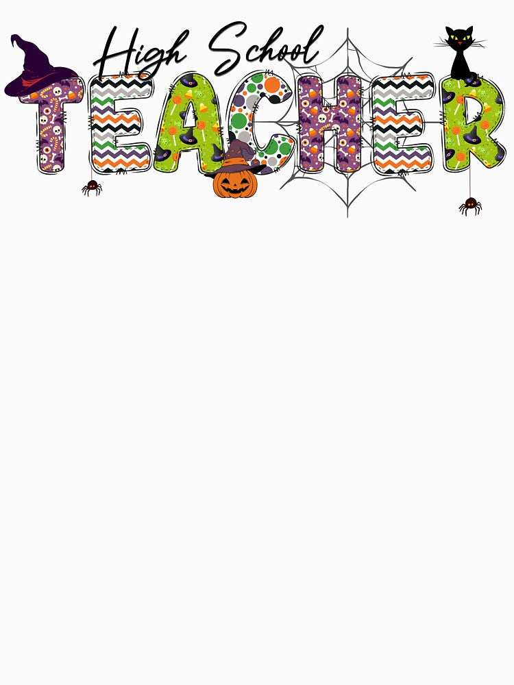 High School Teacher Cute Halloween by NoonMoonApparel