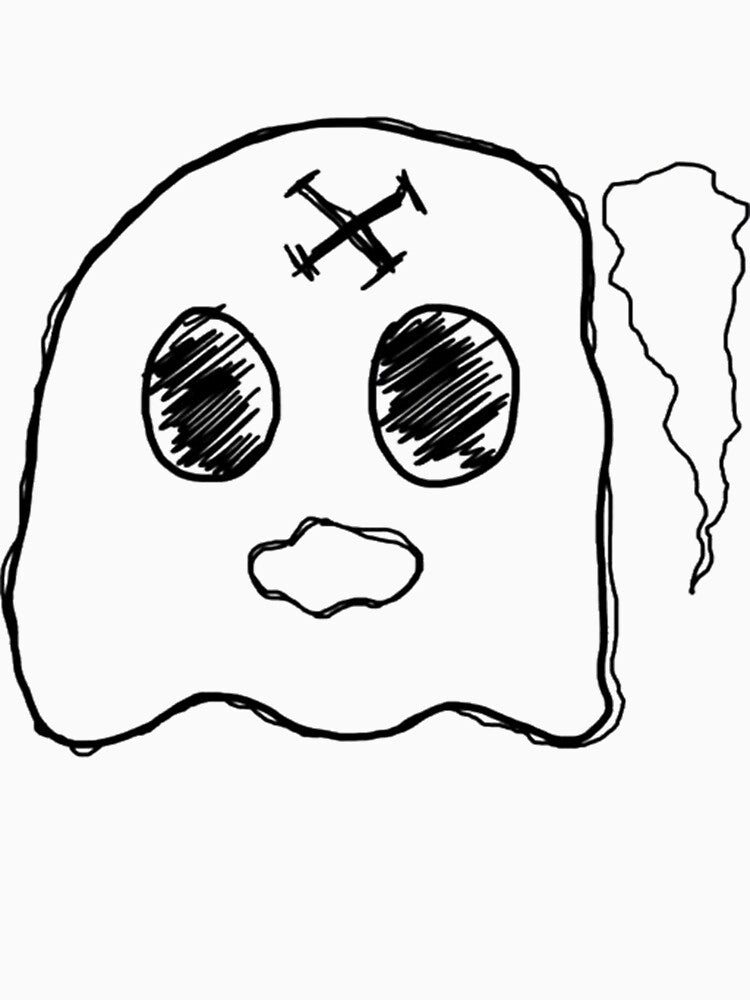 Hand Drawn Ghost Sketch by FreddieStudio