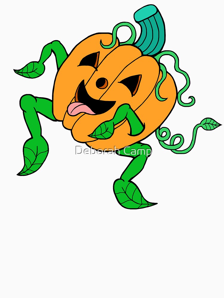 Dancing Joyful Pumpkin Pup by Deborah Camp