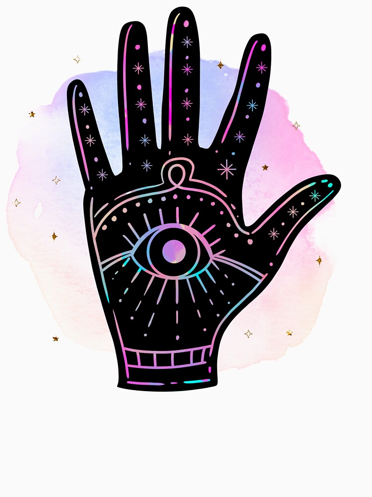 Mystic hand with celestial eye by JuliaPop