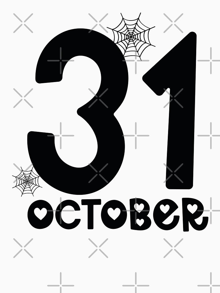 31 October - Autumn Halloween Vibes Quotes Retro Vintage Fall Spooky Season Gift by FuzionRaptor