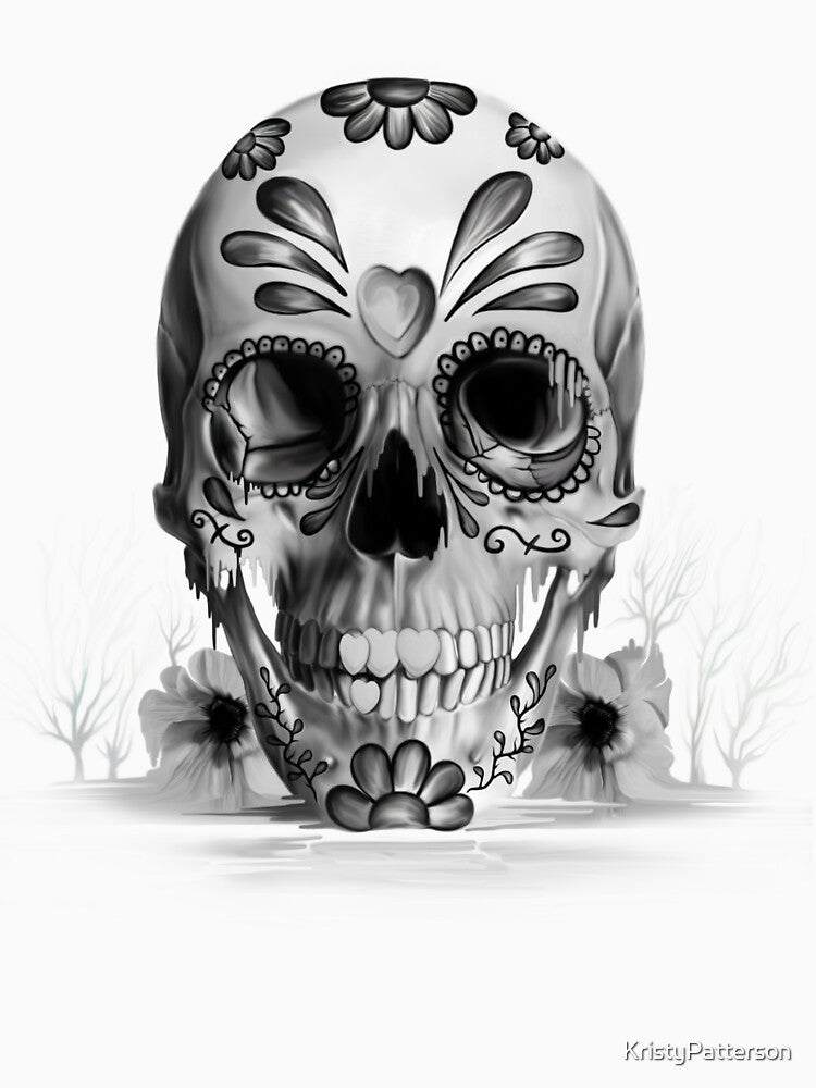 Pulled sugar, melting sugar skull by KristyPatterson
