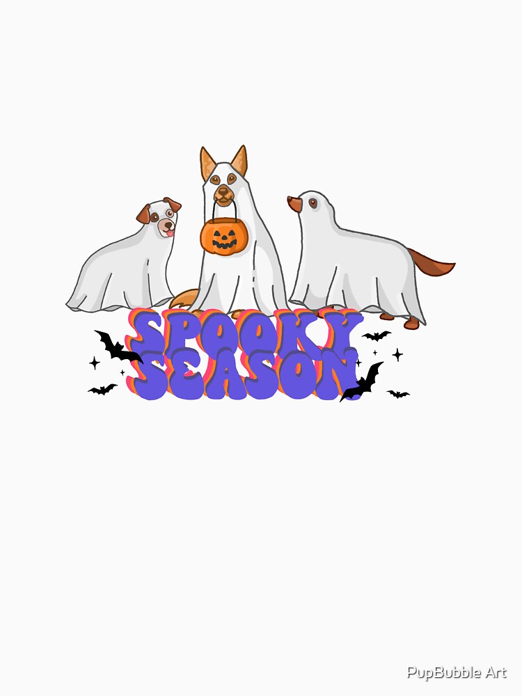 Ghost dogs spooky season special by PupBubble Art