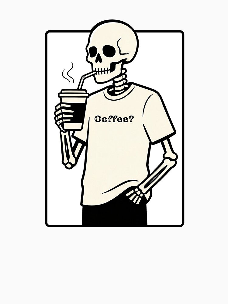Skeleton Coffee by rrgrapics