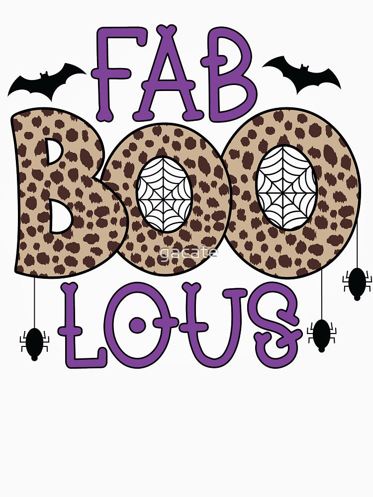 FAB Boo lous funny Halloween T-Shirt by gacate