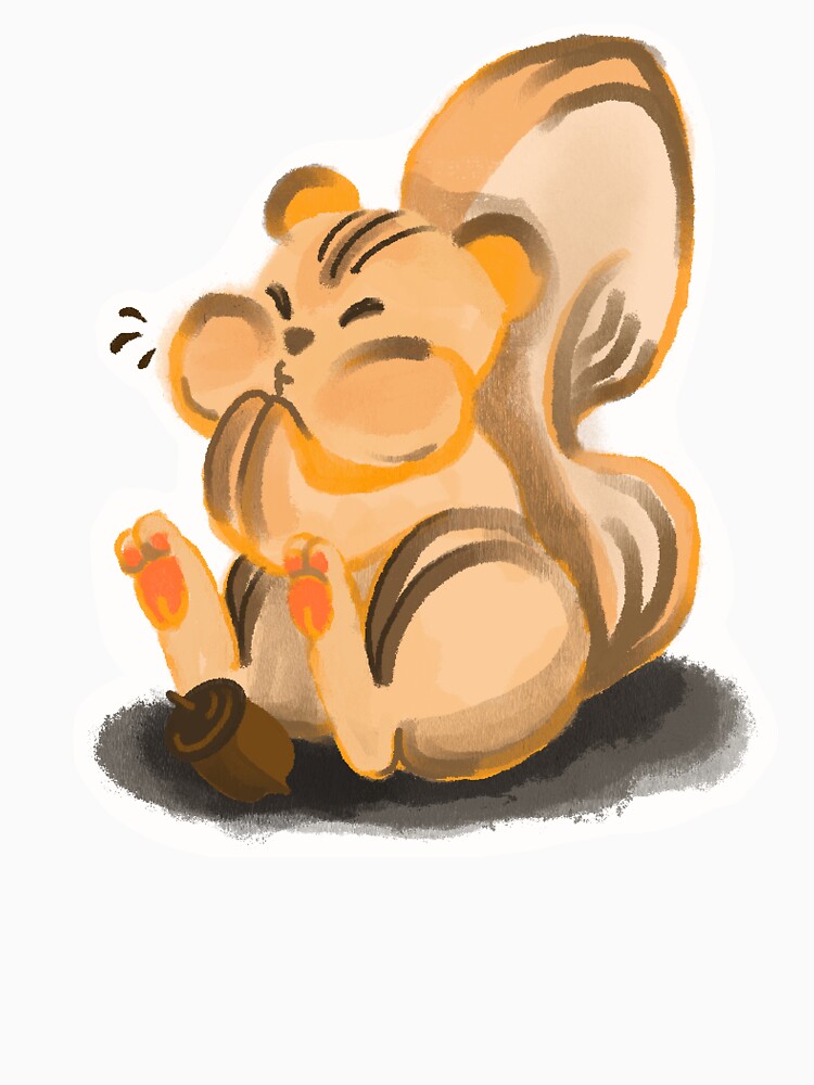 Nom Nom Chipmunk by hergibberish