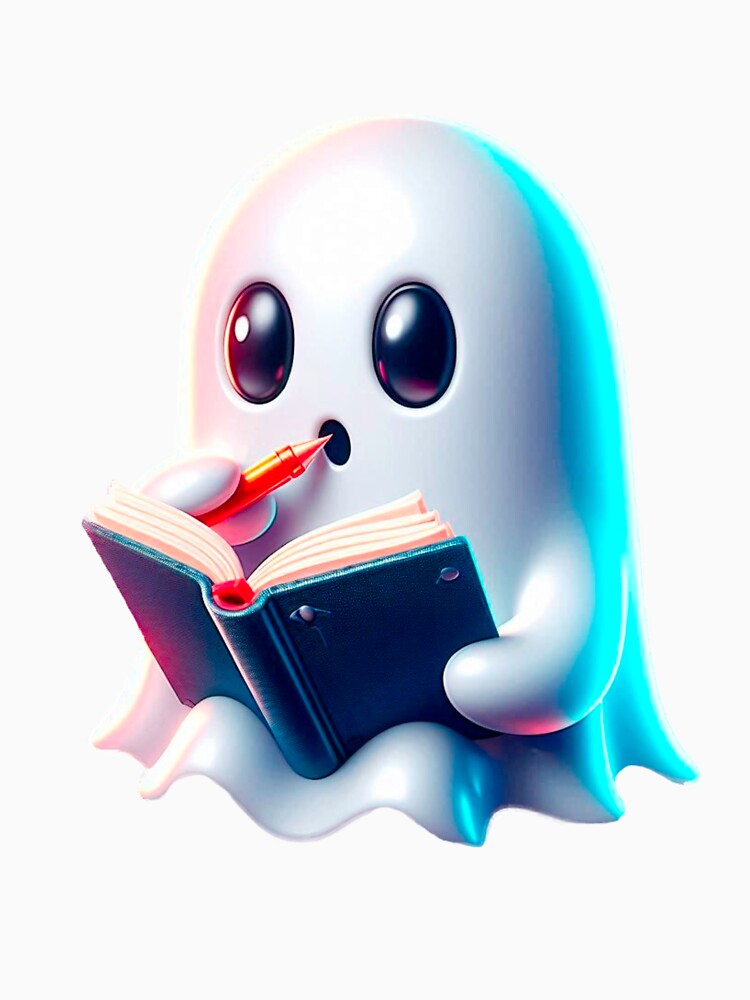 Still Thinking, cute sheet ghost by Halloween  Time