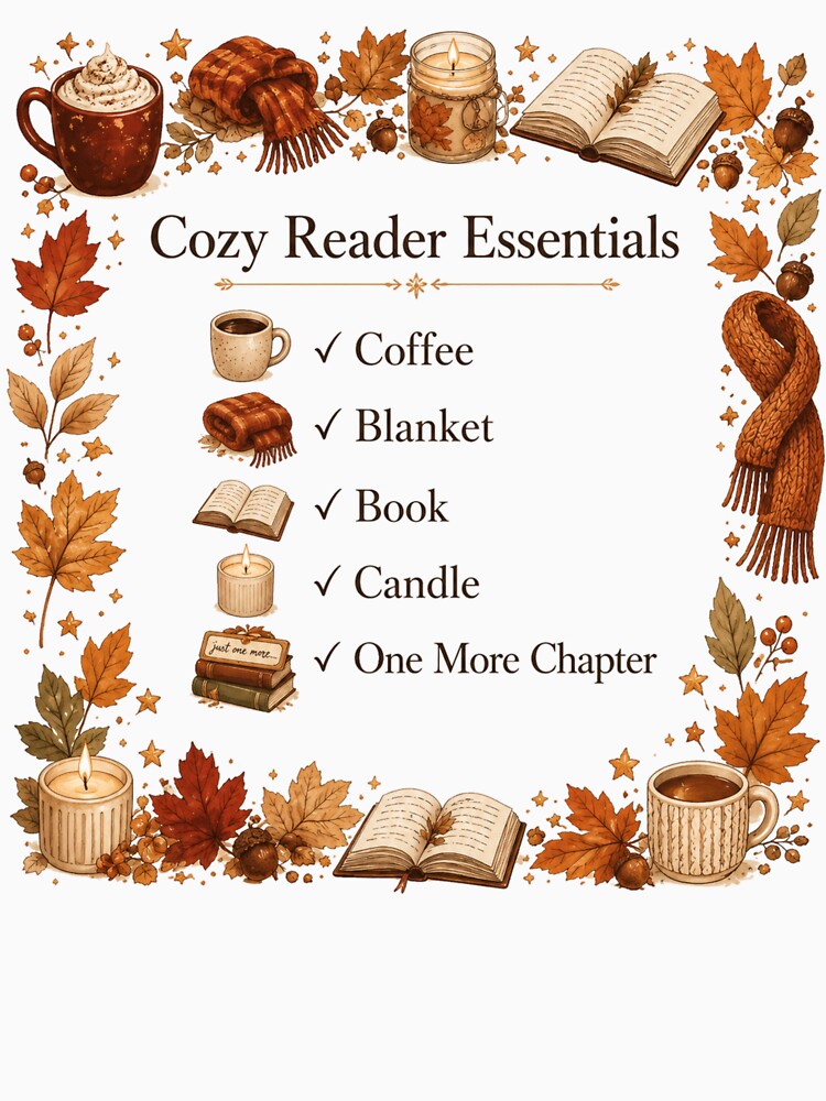 Cozy Reader Essentials Fall Book Lover by rafi18