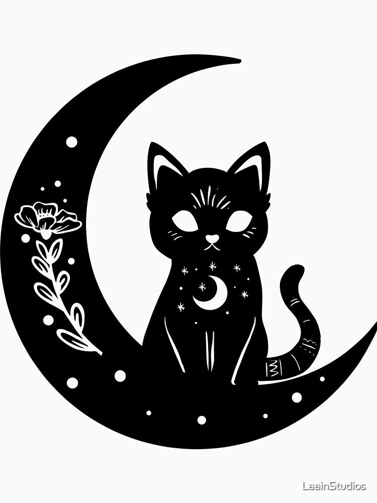 Cat Moon by LaainStudios