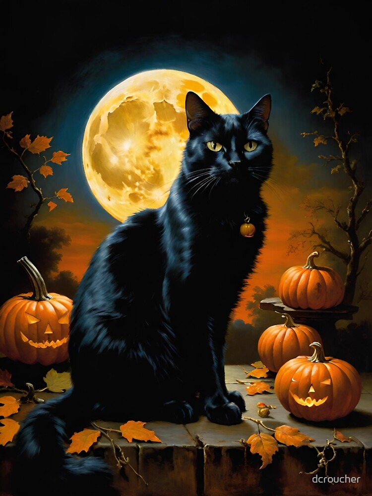Autumn Cat by dcroucher