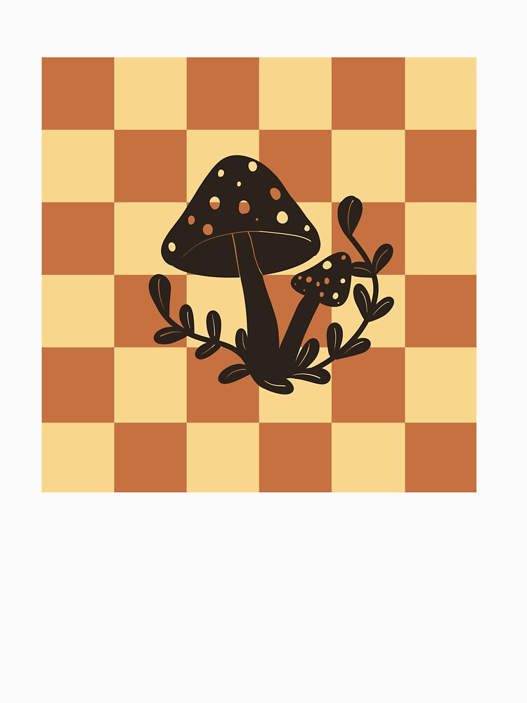 Retro Fall Mushrooms by Chubby cheeks