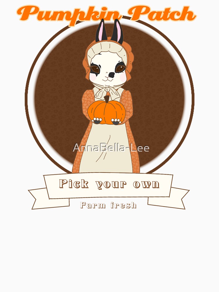 Pumpkin bunny (design on back) by AnnaBella-Lee