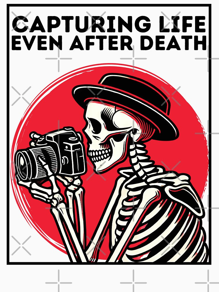 Skeleton Photographer Modern Camera Photography Lover by BaliChili