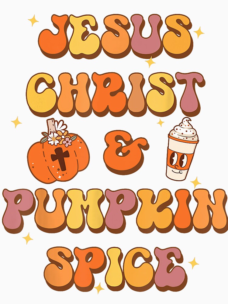 Christmas and Christ Vintage Retro Jesus Pumpkin Funny Classic Spice by JamieFmorriSS