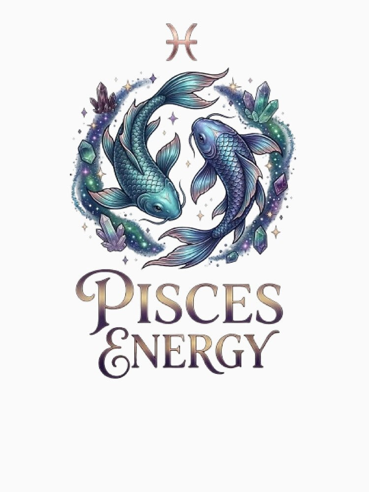 Pisces Energy Aesthetic Mystic Koi Fish Zodiac by shopvanity