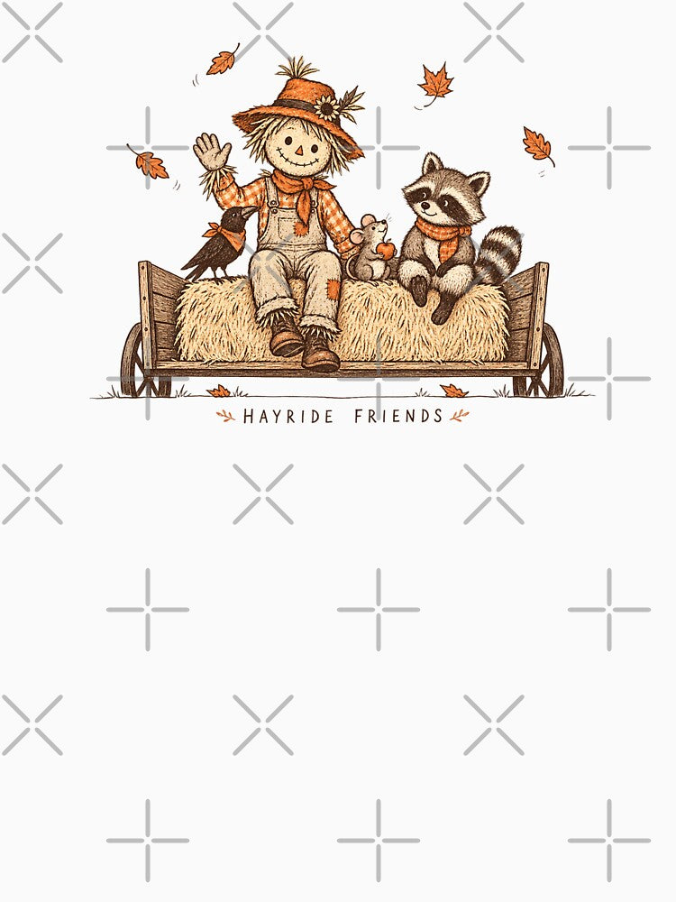Hayride Friends Forever by PrintSmithArt