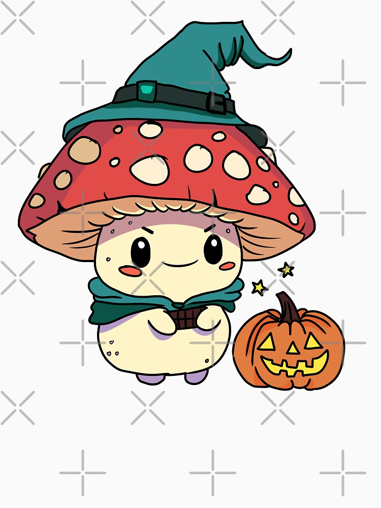 Cute Mushroom wizard by SheboahArt
