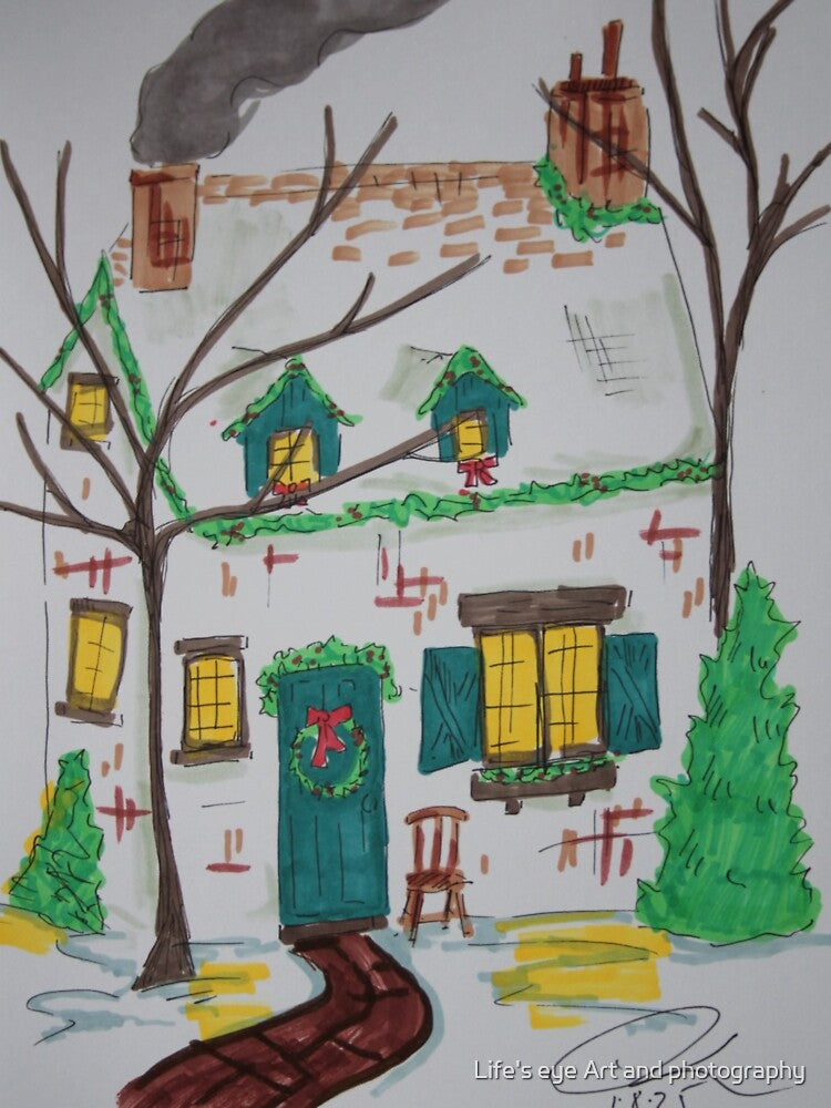 Christmas Cottage by Life's eye Art and photography