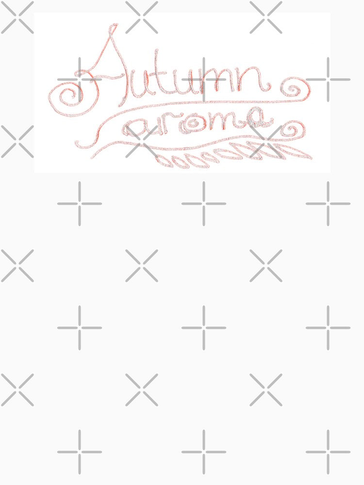 handwritten Autumn aroma | autumn lettering by lausn