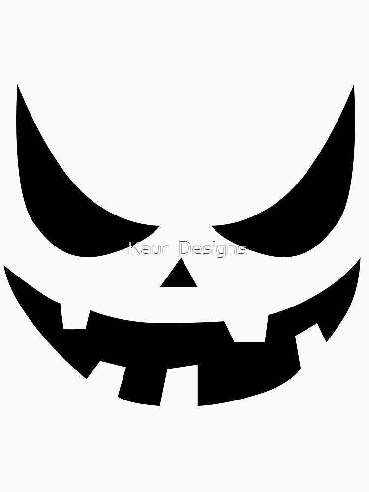 Pumpkin Face - Evil by Kaur  Designs