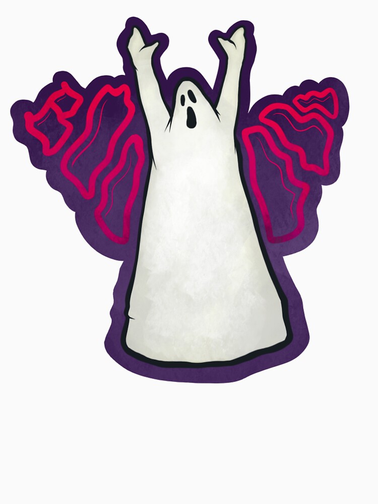 Booo! Cute Ghost Cartoon – Funny Halloween Spirit by Comicspack