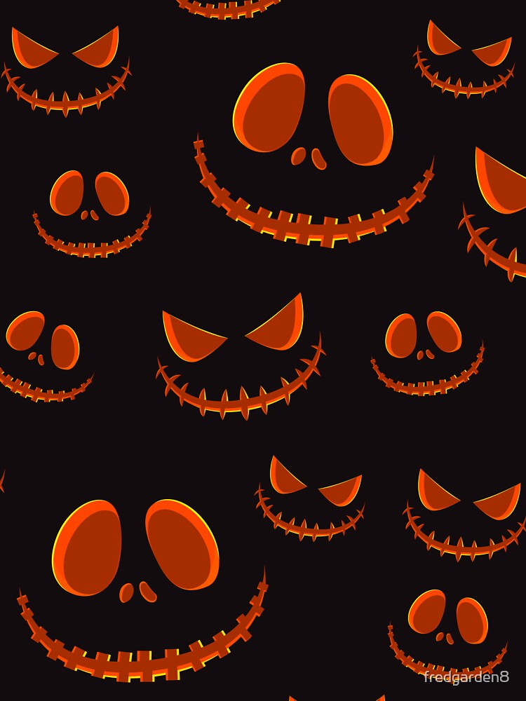 Halloween Pumpkin Smiling Face by fredgarden8
