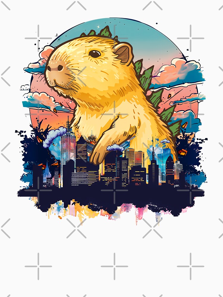 Capyzilla funny capybara,  capy giant rodent by MoSaid