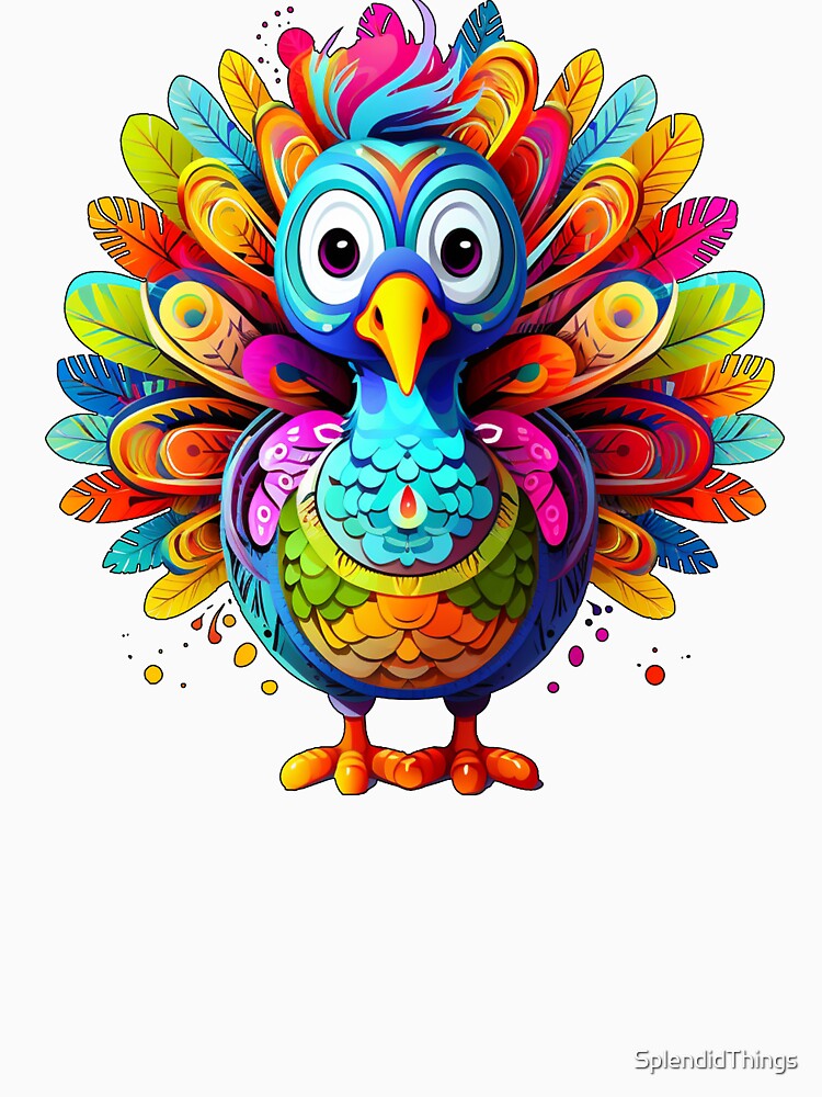 Friendsgiving Fabulous Rainbow Turkey by SplendidThings