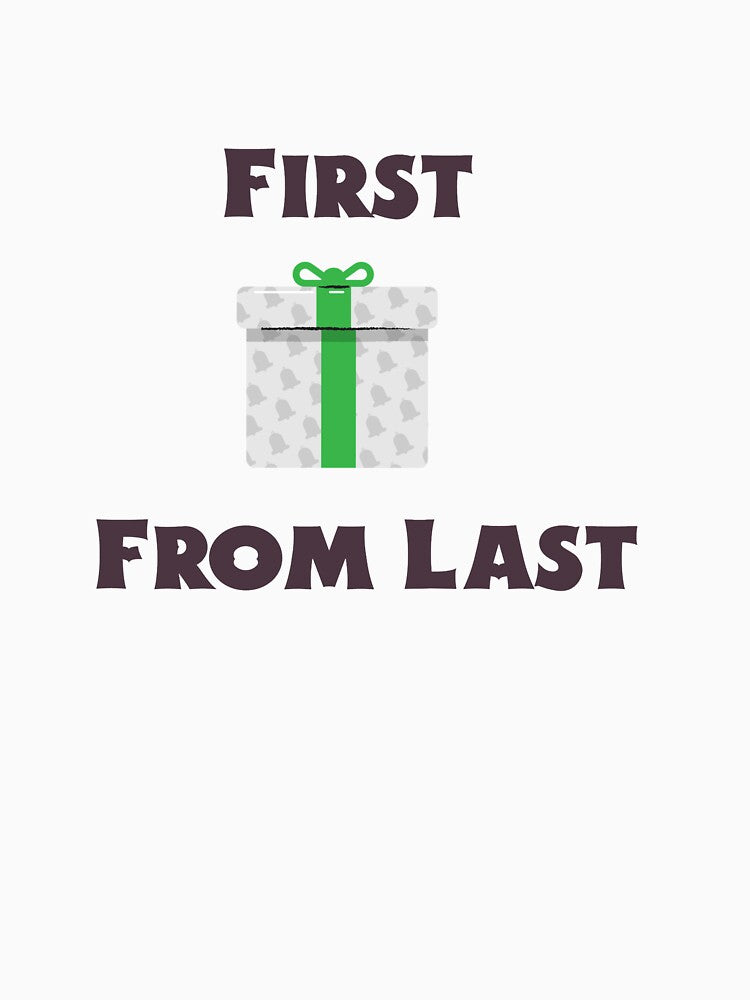 First From Last, Funny and Unique Gift for Friends by FWAHAB