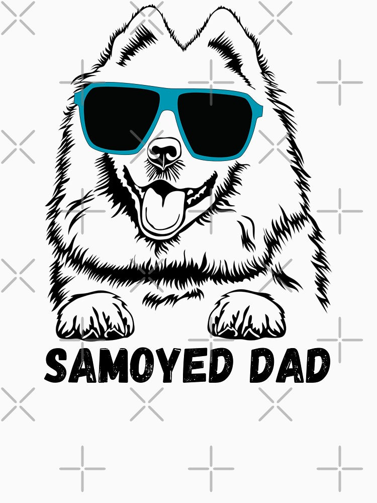 Samoyed Dog Dad by Gunners Inspirations