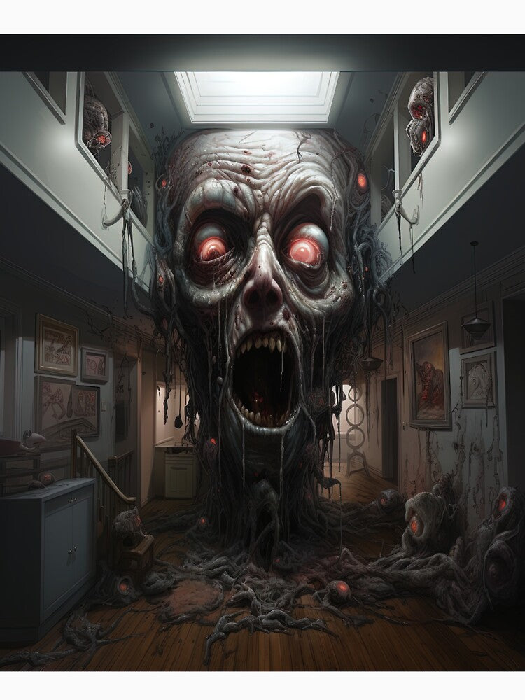 Mystic Manor: Artwork Conjuring the Atmosphere of a Haunted House by FinesseFlux