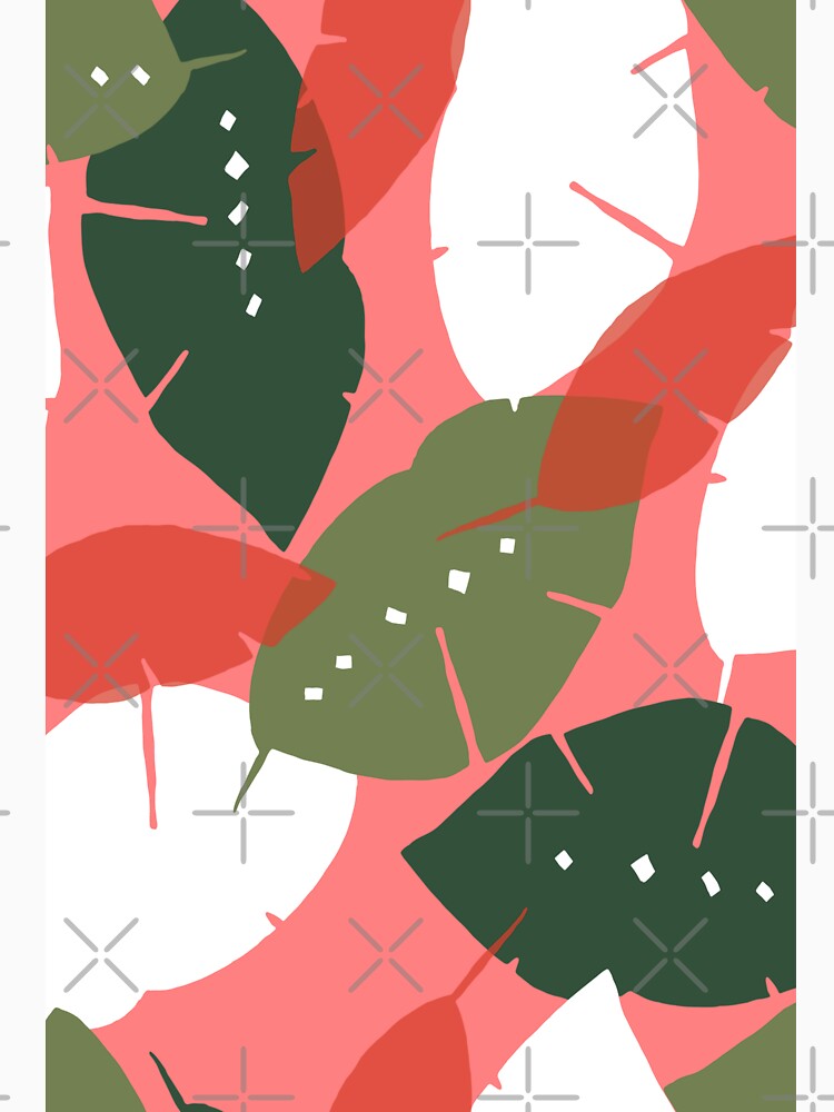 Coral Autumn Love Pattern by iamwowie