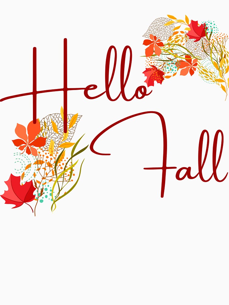 Hello Fall Leaves by DesertCircus