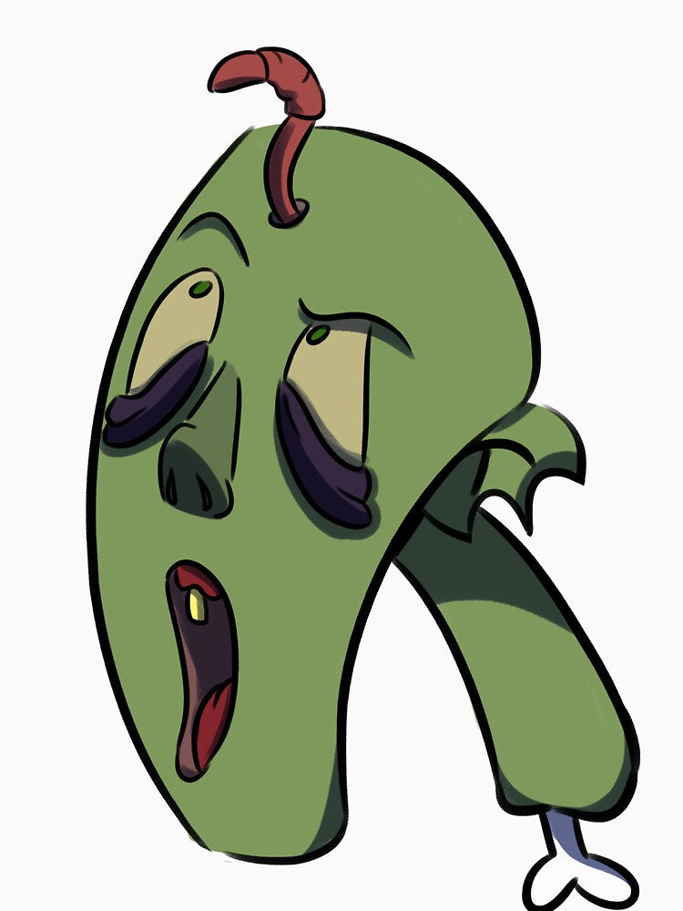 zombie head by RuthAzul
