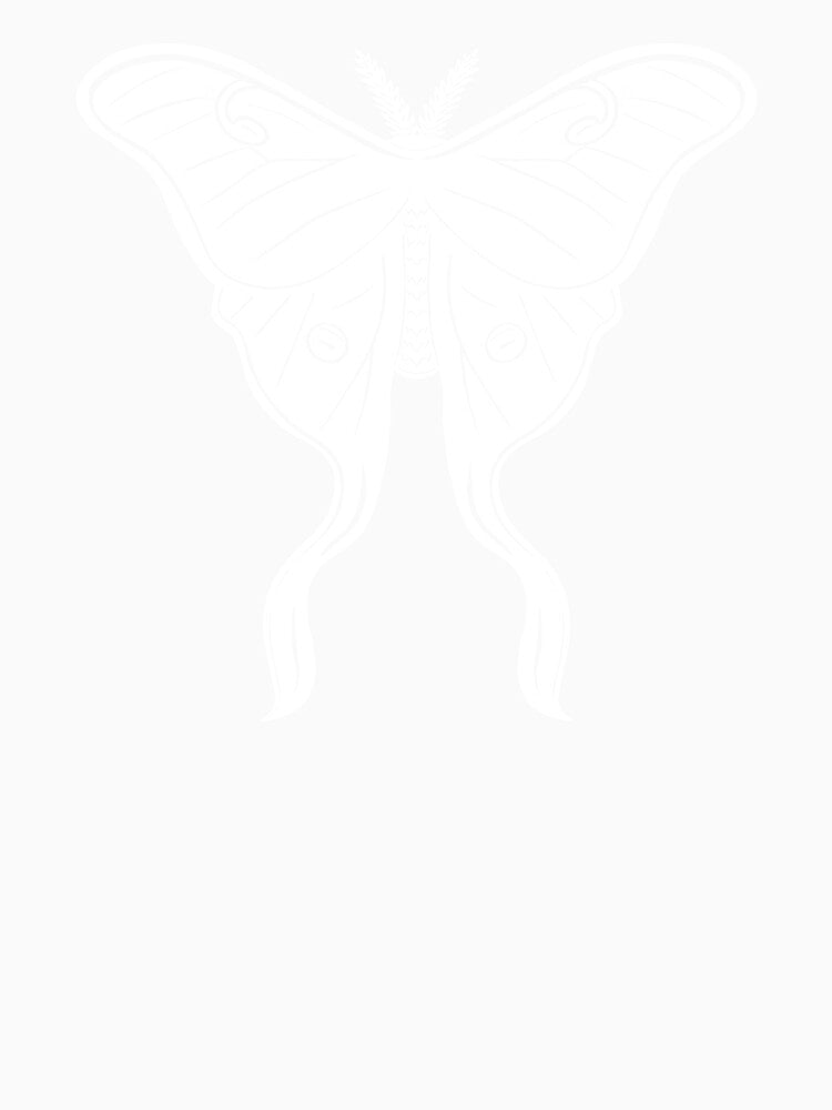 Lunar Moth (white) by LunaLovesTea