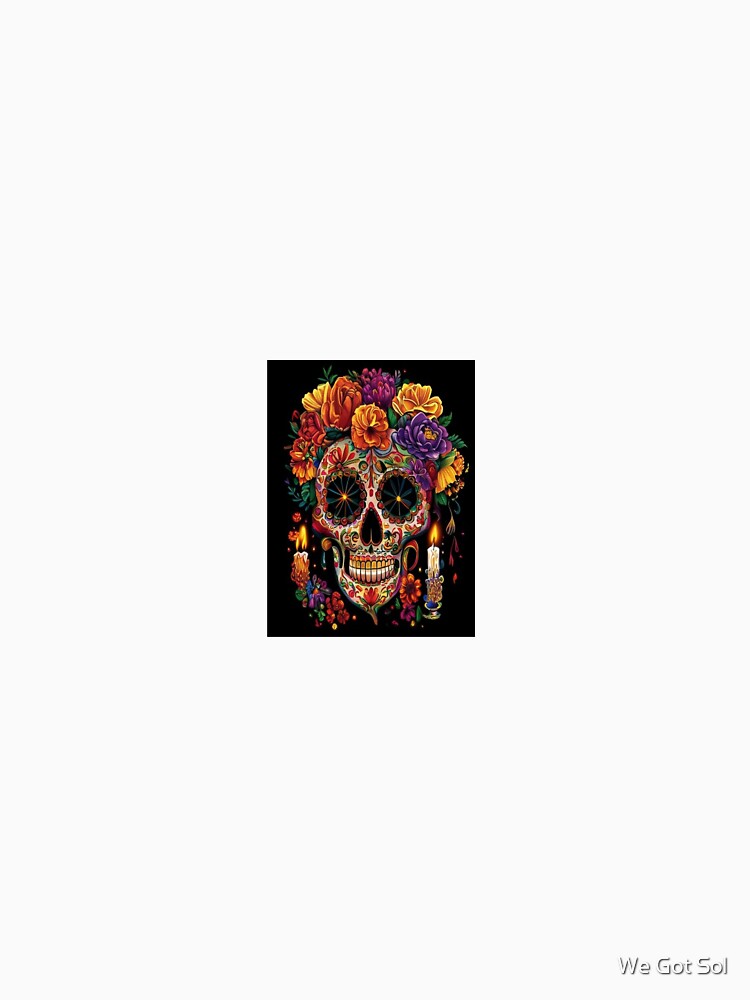 Day of the Dead Sugar Skull Sticker by We Got Sol
