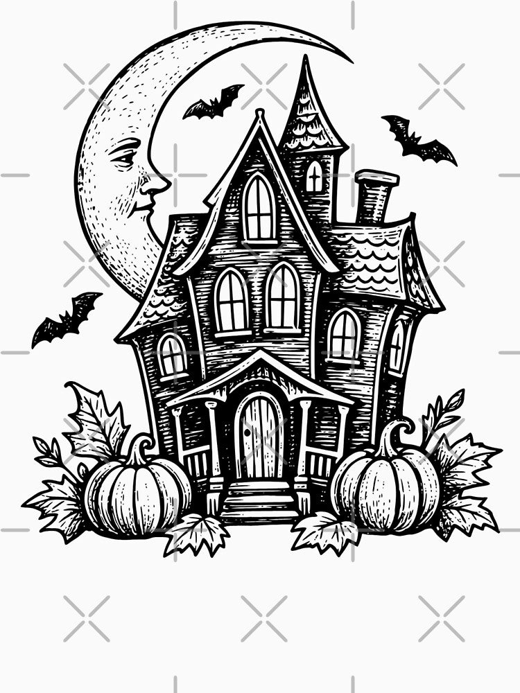 Halloween Haunted House by TeeVerse27
