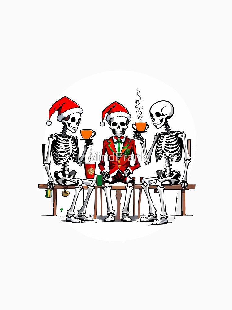 christmas skeleton by MindFrank