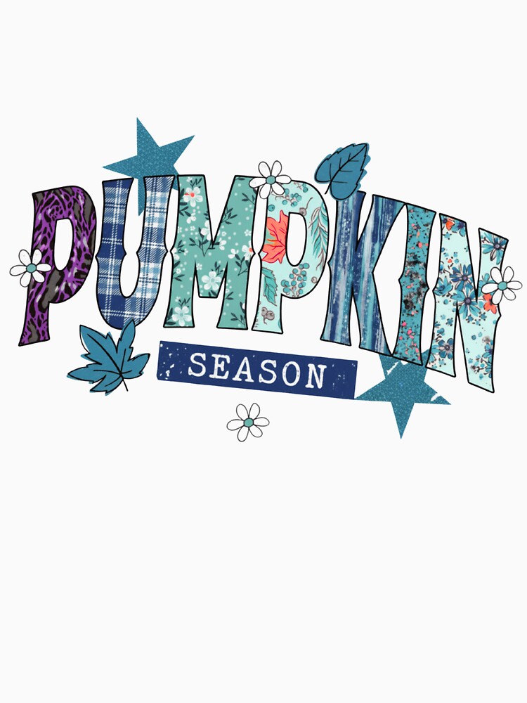 Pumpkin Season Fall Aesthetic – Cozy Autumn Patchwork Design by Enaiss