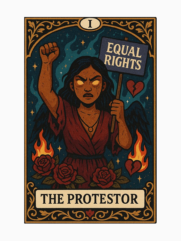 The Protester tarot by ContentCoDesign