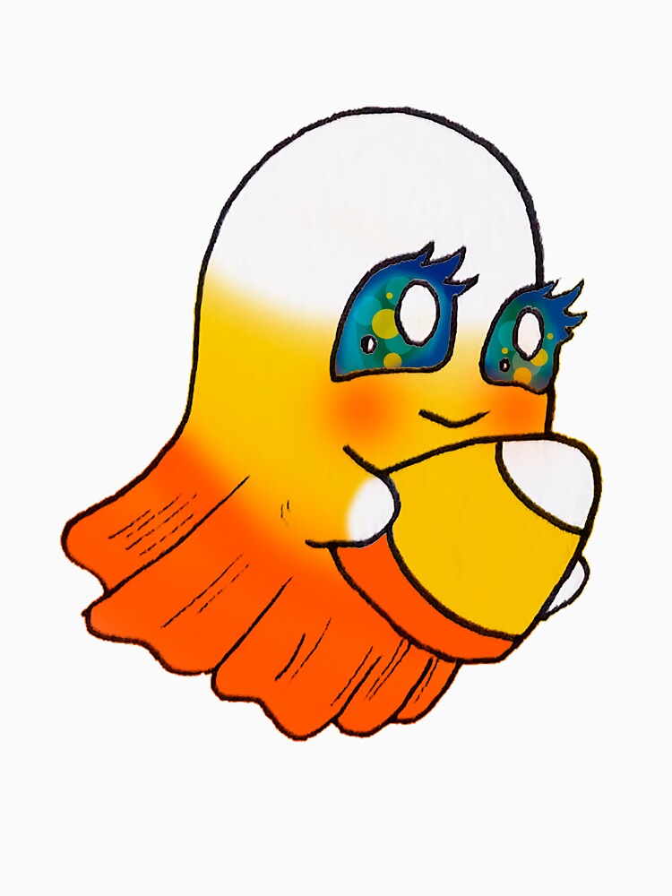 Happy Candy Corn Ghost by Brooksie Fontaine