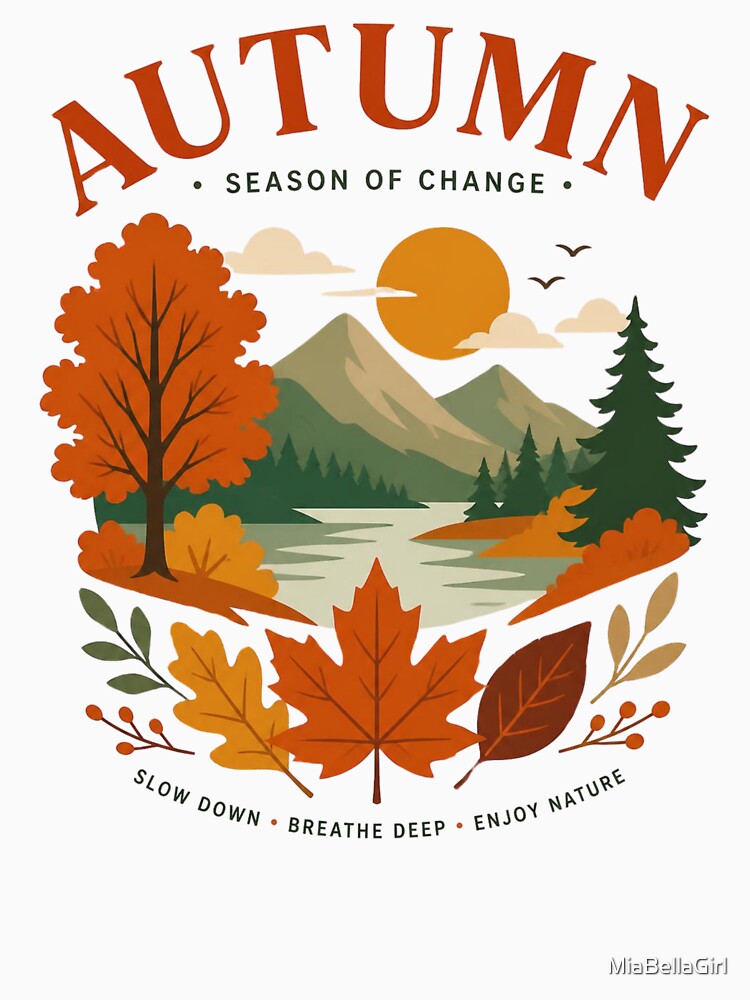 Autumn Vibes Graphic Art by MiaBellaGirl