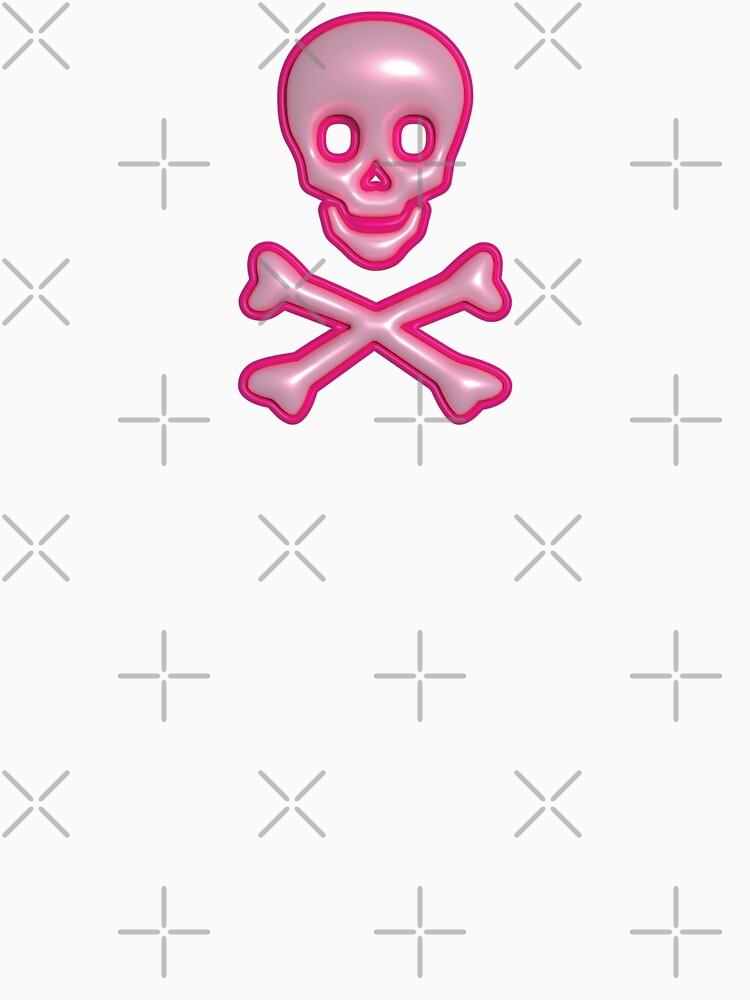 Pink Skull and Crossbones by verycoolandnice