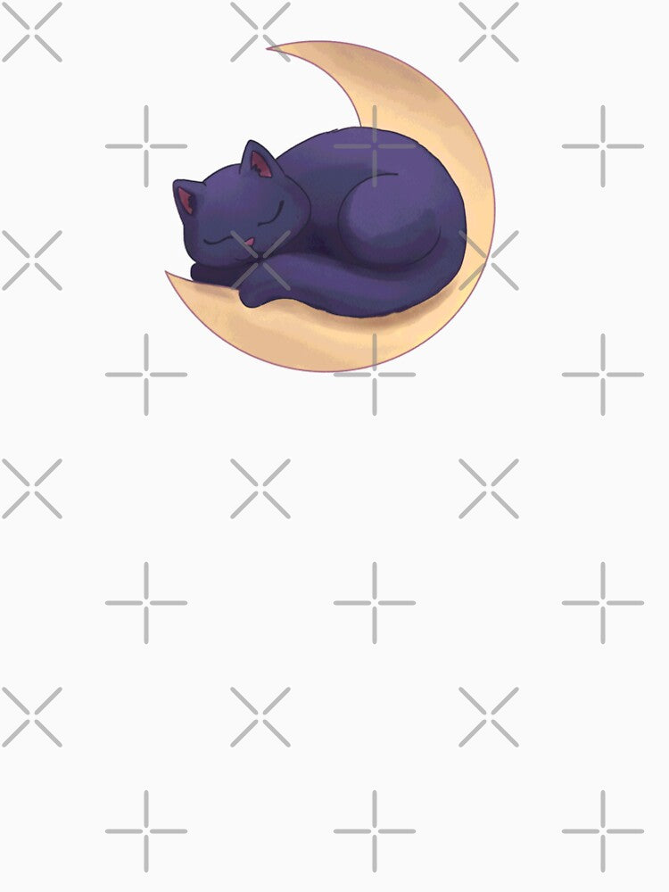 Cat in the Moon by Plusursa
