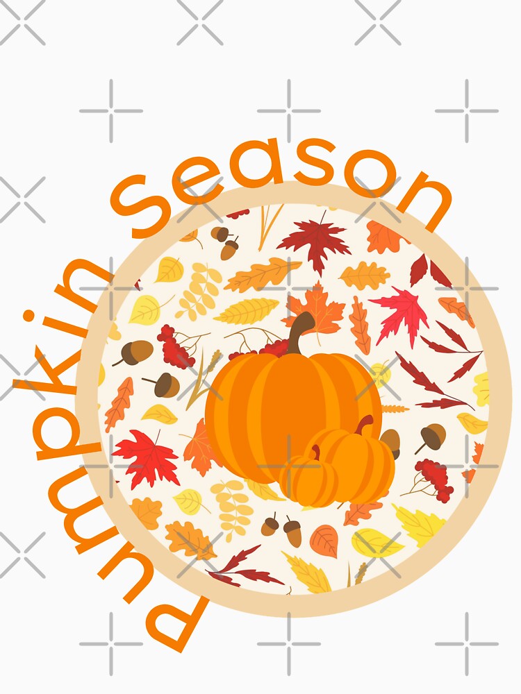 Fall Autumn Leaves Pattern Pumpkin Season by Tammystribe